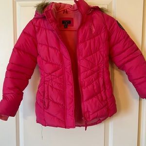 EUC Girls puffer jacket, size 7-8